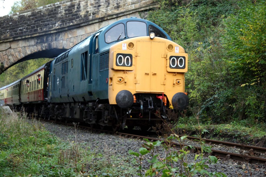 Class 37 Departing Wolsingham for Stanhope