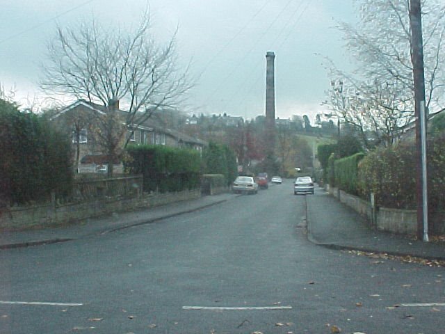 Barnoldswick - Chestnut Drive towards Bancroft Mill